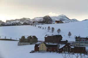le Säntis depuis Schwellbrunn
