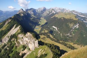 l'Alpstein depuis le Hoher Kasten