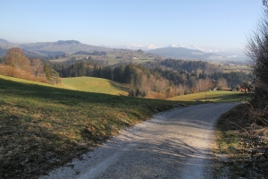 au fond la chaîne du Grantrisch