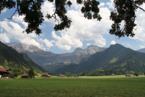 le fond de la vallée depuis Lenk