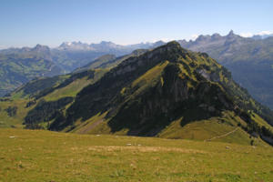arête entre le Fronalpstock et le Chlingenstock (au centre le Huserstock)