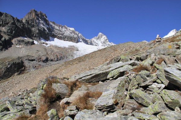 montée au bivouac Fiorio     