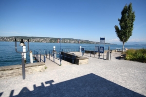 au bord du lac de Zürich
