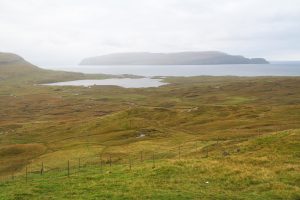au bord de la route entre Sandur et Skálavík
