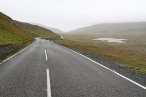 la route entre Sandur et Skálavík