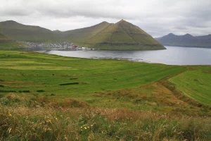 Fuglafjørður au fond du fjord