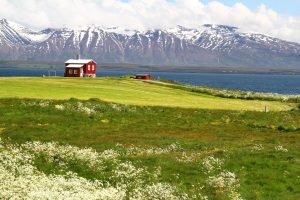 sur la route 82 à la sortie de Dalvík