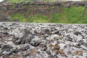 champ de lave au bord de la 427 près de Grindavík