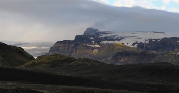 au fond le Myrdalsjökull 