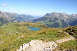 Trübsee en montant au Jochpass