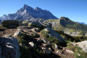 Dents-du-Midi et l'arête du Dardeu