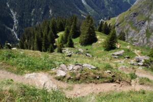 la descente sur Fionnay